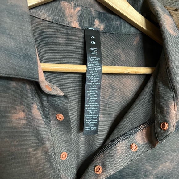 Lululemon Evolution Polo Wash L - Picture 4 of 5